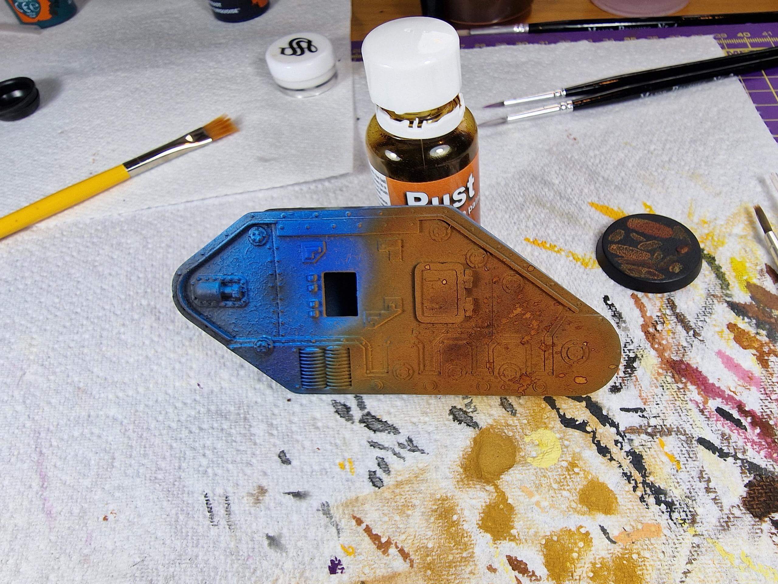 Review: Dirty Down Rust Effects paint - brush and airbrush