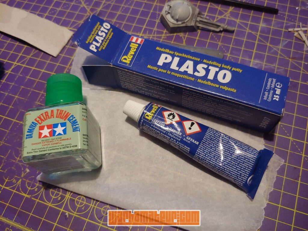 Excuse #7 - modelling putty and Tamiya Extra Thin
